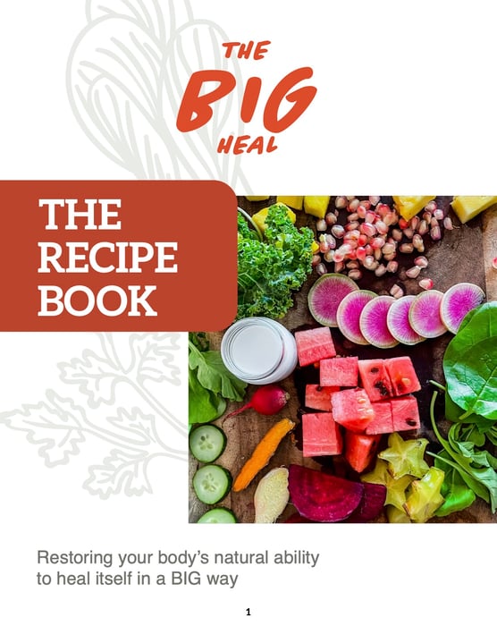 Recipe book cover Big Heal Preview
