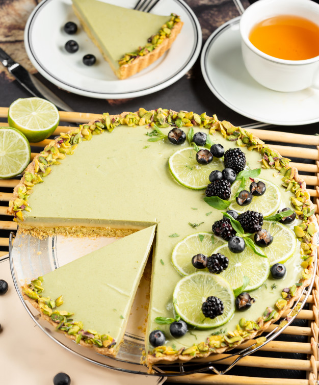 Cheesecake de limón verde